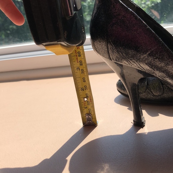 Dark Grey/Black Metallic Pump 👠 Nine West - Picture 8 of 8